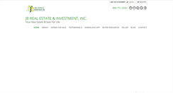 Desktop Screenshot of jbrealestateandinvestment.com